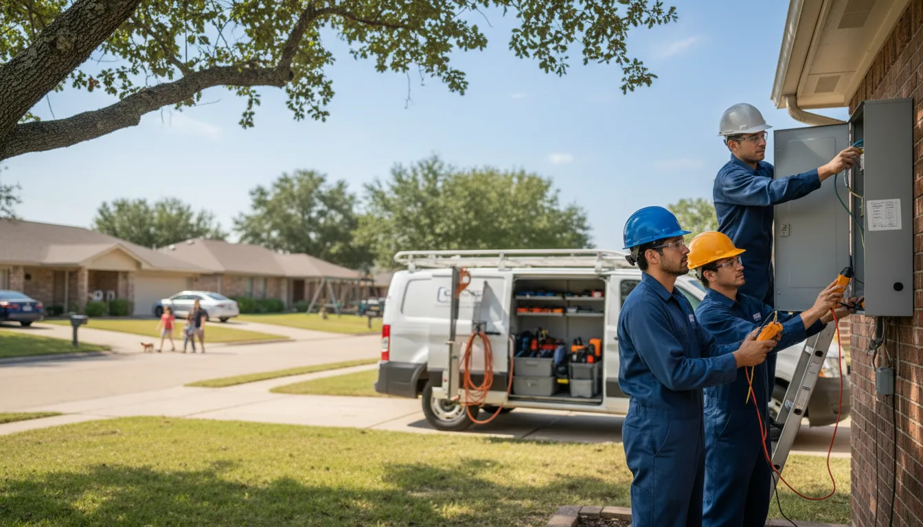 Certified electrician providing emergency electrical services in Fairview, IL